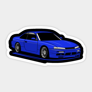 Jdm silvia blue 1 Sticker